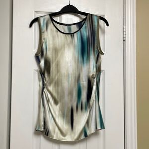 Elie Tahari silk top size small multi colour